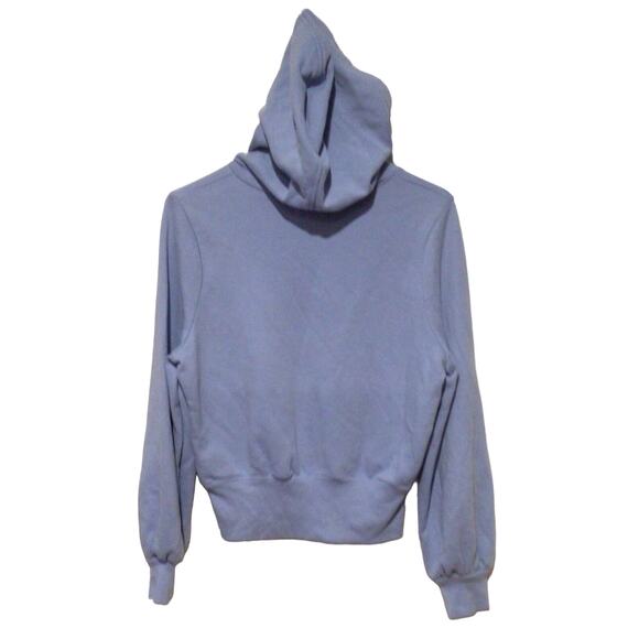 Madewell Women’s Periwinkle Blue Purple Hooded Sweatshirt Size Small Casual - Picture 4 of 4